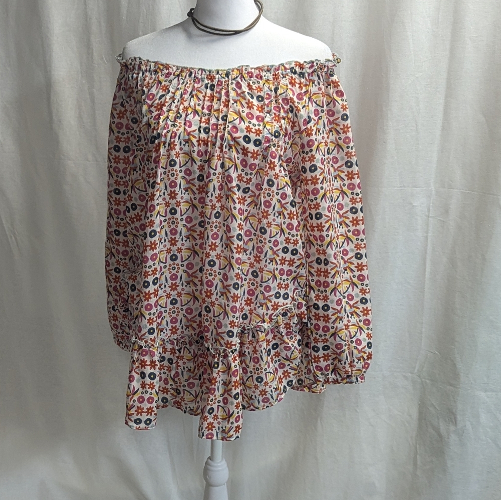 NWT Basta Surf Resort Bahia Floral Beach Cover Up and Tunic Top XS